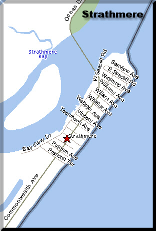 strathmere new jersey map, strathmere real estate for sale